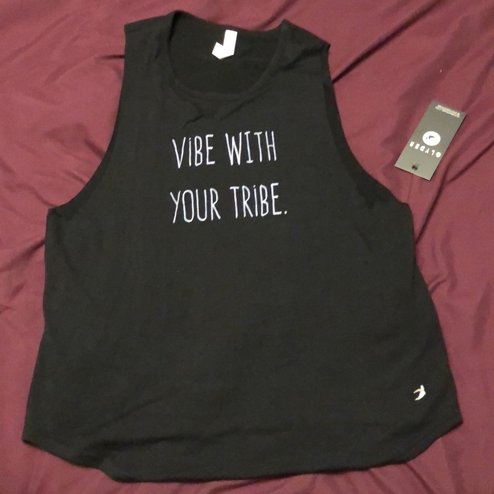 Glyder Vibe With Your Tribe Workout Tank Top